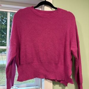 Sincerely Jules Vibrant Pink Crew Neck Sweater